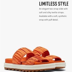 Sorel slide sandals, Size 9